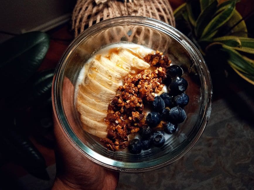 Pause saine fruits et granola - 20 personnes